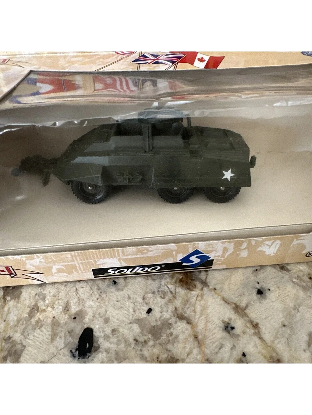 2x Solido Military 6103 Dodge 4x4 & 6104 Combat Car NEW + FAST SHIPPING